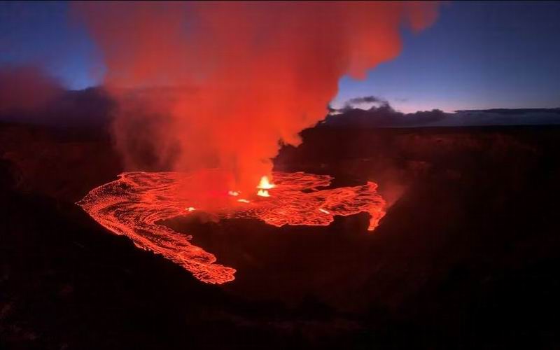 夏威夷基拉韦厄火山今年第三次喷发